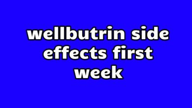 wellbutrin side effects first week