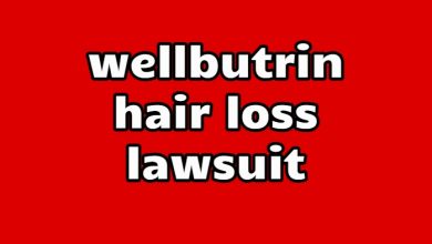wellbutrin hair loss lawsuit